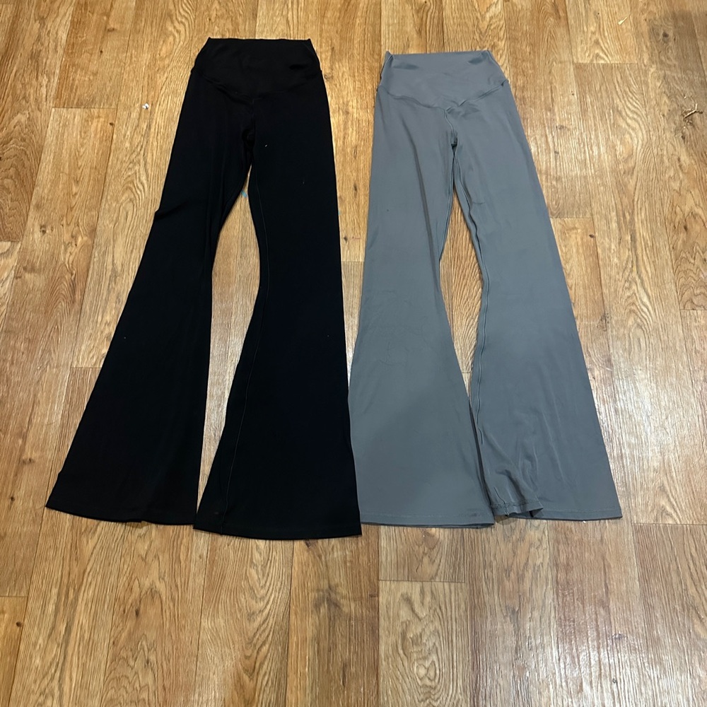 Aerie Black and Gray Flare Pants bundle